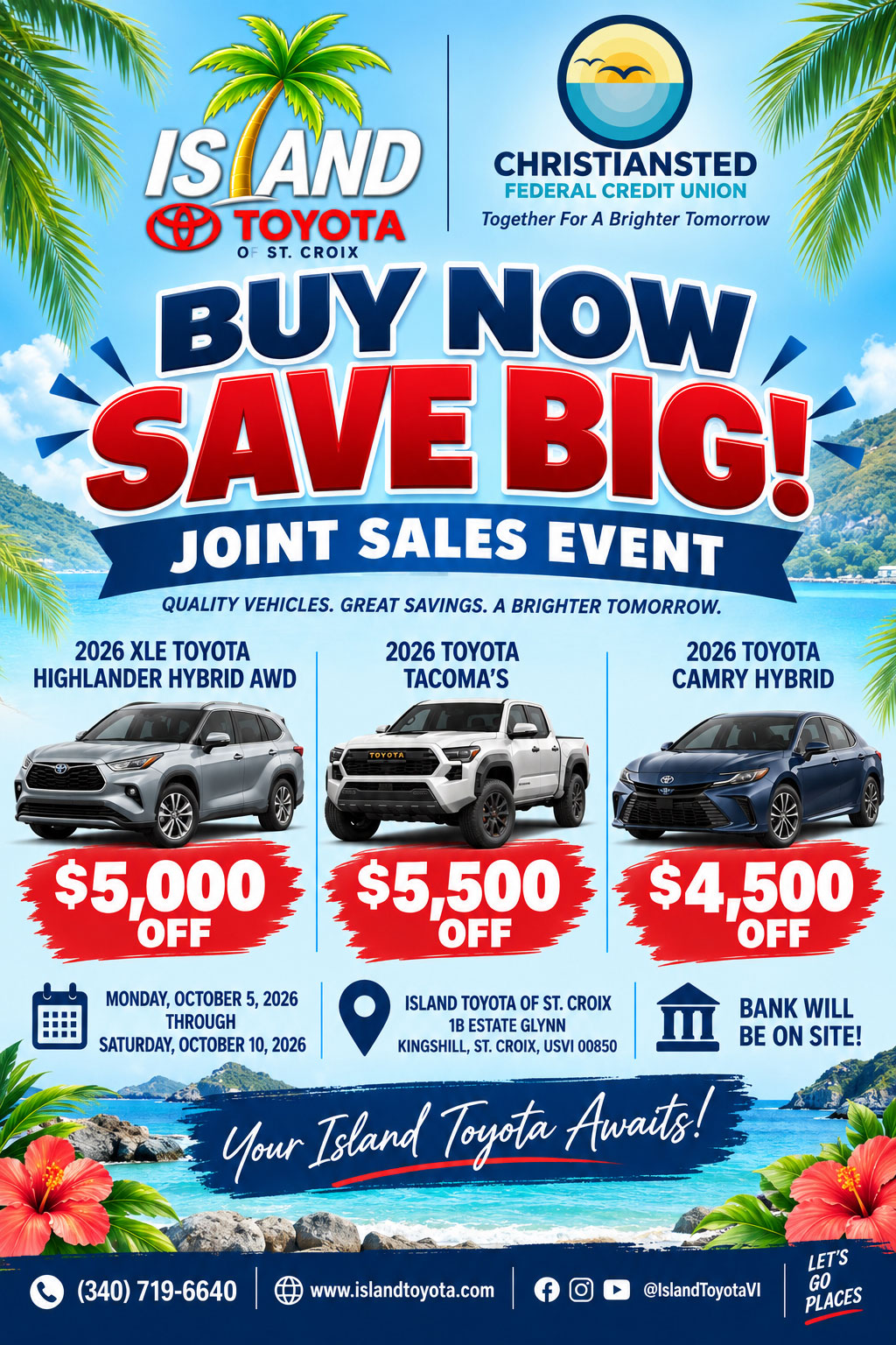 Buy now, save big car sale